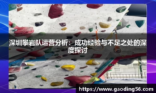 深圳攀岩队运营分析：成功经验与不足之处的深度探讨