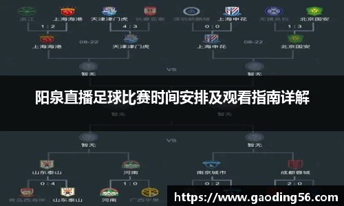 阳泉直播足球比赛时间安排及观看指南详解